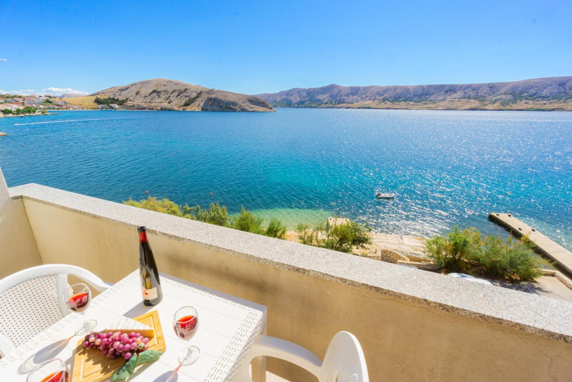 شقة Galinec With Mountain And Seaview ميتغنا الغرفة الصورة